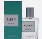 New on Box Clean Classic Warm Cotton Eau de Parfum Spray 1 fl oz / 30 ml