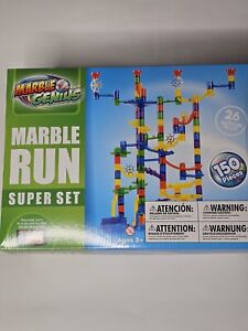 Marble Genius Marble Run Super Set - 150 Pieces and Free Instruction App - STEM
