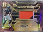 2023 Panini Gold Standard Roschon Johnson Rookie Patch Auto RPA RC 1/24 Bears