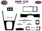 Interior Dash Trim Kit 3M 3D 10-Parts For BMW E30 3 SERIES 1985-1994 RHD GRAY