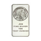 10 Ounce Silvertowne Mint .999 Silver Buffalo Bar