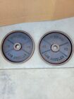 Vintage Marcy Co Los Angeles Olympic Size Weights 45lb Weight Plates 45 Lb