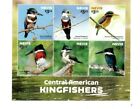 Nevis 2015 - Central American Kingfishers Bird Sheet of 6 Stamps Scott #1892 MNH