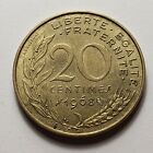 1968 France 20 Centimes, KM# 930, AU/UNC