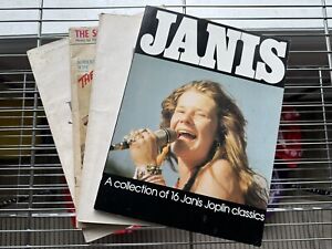Lot 60s 70s ROCK AND ROLL  - Vtg Sheet Music Song Book Janis, James Taylor