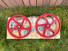 Peregrine Masters Red BMX Wheels Mags
