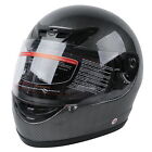 Motorcycle Carbon Fiber Flip Up Full Face Street Adult Helmet DOT S M L XL
