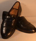 MENS BLACK  FLORSHEIM IMPERIAL LEATHER UPPER INNER AND SOLE LIGHTLY WORN  10.5 D