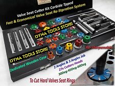 Valve seat cutter kit Go Kart Mower Motorcycle ATV 3 Angle Valve Job
