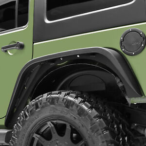 Fit for 07-18 Jeep Wrangler JK Rear Offroad Steel Fender Flares (For: Jeep)