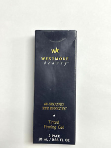 Westmore Beauty 60 Second Eye Effects Tinted Firming Gel  .68oz /20ml 2 PACK.