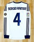 Sergio Ramos Real Madrid 12/13 Size M adidas Long Sleeve Jersey Original