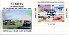 ST. KITTS: Royal Air Force-75th Anniversary/ First Day Cover S-S FDC / Scott 355