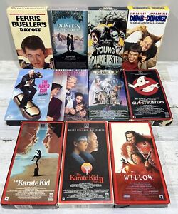 VHS Lot of 11 Classic 1980s 1990s Movies Comedy Action Adventure