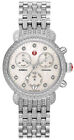 NEW Michele CSX-33 Pave Diamond Dial MWW03S000001 Ladies 33mm Watch
