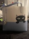 kate spade black cat handbag “Peeking Cat”