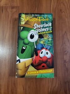 VeggieTales - Sheerluck Holmes and the Golden Ruler (RARE VHS, 2006) Big Idea