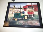 John Deere Collectible Clock Boy and Pedal Tractor & Wagon Wall Clock 10