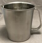 NEW Vollrath 953200 Stainless Steel Graduated Pitcher 1000cc/32oz