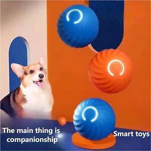 USB Electronic Smart Dog Toy Ball  Interactive Pet Automatic Moving Ball Gift