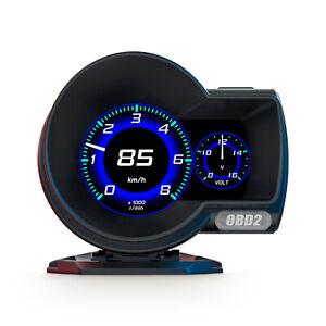 Car HUD  OBD Gauge Display Heads Up Display GPS Speedometer, Digital speedometer