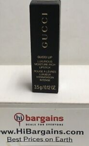 Gucci Luxurious Moisture-Rich  Lipstick 3.5g/0.12oz NIB (Italy) Pick Your Color