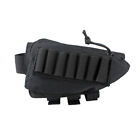 Tactical Shotgun Rifle Buttstock Cheek Rest Shell Holder Mag Ammo Pouch Hunting