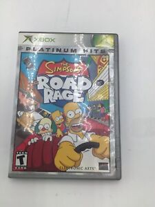 Simpsons Road Rage (Microsoft Xbox, 2001) Complete Tested Working