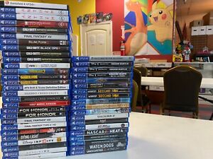 🎮 SONY PS4 Box With Cases Games Lot Assortment! $7.00-$35.00 🎮
