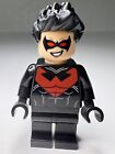 LEGO Nightwing Dark Red eyes and Dark Red Chest Symbol sh085 76011 Pre Owned