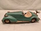 Distler D-3200 Convertible 50s Tin Wind Up Clockwork Toy Car US Zone Germany