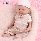 IVITA 15'' Infant Full Silicone Reborn Baby BOY Take Dummy Lifelike Cute Dolls