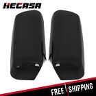 HECASA Black Replacement Door Mirrors Covers Right + Left Pair For Peterbilt 579 (For: 2015 Peterbilt 579 Base 11.9L)