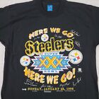 Pittsburgh Steelers Vintage T Shirt Superbowl 1996 L Large NEW Deadstock #J89