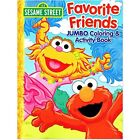Sesame Street Coloring & Activity Book Favorite Friends Jumbo Coloring Activity