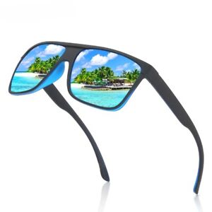 Square Polarized Sunglasses for Men Women Sport Driving Outdoor Sunglasses UV400