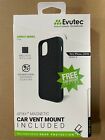 Evutec iPhone 12 Mini Case + Magnetic Car Vent Mount - Green