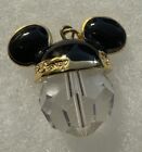Disney Gallery X Swarovski Crystal SANTA Mickey Mouse Ear XMAS Pendant Ornament