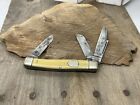 FRONTIER Stockman 3 Blade Pocket Knives by Imperial Knife Co. Vintage