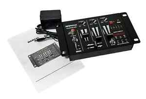 Professional 3-Channel DJ Mixer - USB Reader, Talkover, RCA Inputs