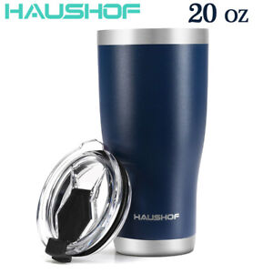 HAUSHOF 20 oz Stainless Steel Tumbler Water Cups Vacuum Insulated Coffee Tumbler
