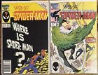 Web of Spider-Man #18 VG & #24 VF+ 1st & 2nd Eddie Brock Cameos Marvel Comics