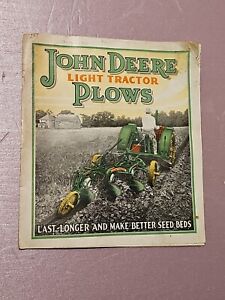 New ListingRare John Deere Light Tractor Plows Sales Brochure Waterloo Boy
