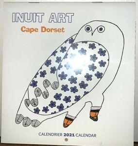 New ListingInuit Art Cape Dorset 2021 Mini Calendar COLLECTIBLE NEW