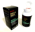 GNC Mega Men 50+Plus One Daily Multivitamin” 60 Tablets ***3/24****2 Pack*******