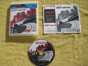 Need for Speed: Most Wanted -- (Sony PlayStation 3, 2012)