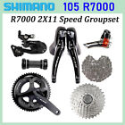 Shimano 105 R7000 2x11 Speed Road Bike Groupset Cassette Crankset W/O Calipers