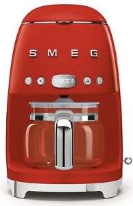 Smeg Drip Filter Coffee Machine, 10 cup, Red