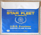 New ListingOFFICIAL DATAPACK STAR TREK STAR FLEET BLUEPRINTS U.S.S. EXCELSIOR SET OF 8