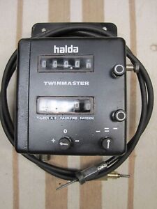 HALDA TWINMASTER, Metal Casing, in good condition w/ attached V-14 Gearbox, etc